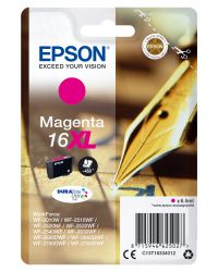 Epson Pen and Crossword 16XL (Yield 450 Pages) Durabrite Ultra Ink Cartridge (Magenta)