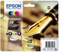 Epson Pen and Crossword 16XL Multipack 4 Colour Durabrite Ultra Ink Cartridges (Black/Cyan/Magenta/Yellow)