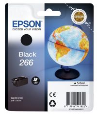 Epson 266 (5.8ml) Black Ink Cartridge (Single Pack) for WorkForce WF-100W Printer