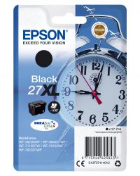 Epson Alarm Clock 27XL (Yield 1100 Pages) Durabrite Ultra Ink Cartridge (Black)