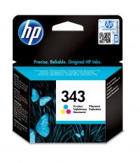 HP 343 Tri-colour Ink Cartridge (7ml) For Deskjet 5740/deskjet 5740xi/deskjet 6840 Printers