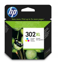HP 302XL (Yield 330 Pages) High Yield Tri-color Original Ink Cartridge (Cyan/Magenta/Yellow) for OfficeJet 3830 All-in-One Printer