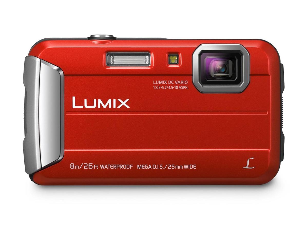 Bundle: Panasonic Lumix DMC-FT30 16.1 Megapixel Digital Camera (Red) with 16GB Class 10 Card and Case