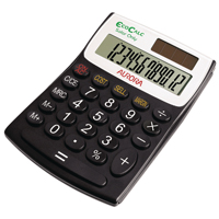 Aurora Black/White 12-digit Semi-Desk Calculator EC404 Aurora Black/White 12-digit Semi-Desk Calculator EC404