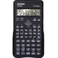 Aurora Black 2-Line Scientific Calculator AX582BL Aurora Black 2-Line Scientific Calculator AX582BL