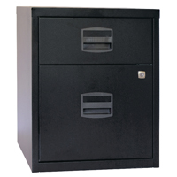 Bisley A4 Mobile Home Filer 2 Drawer Black BY31012 Bisley A4 Mobile Home Filer 2 Drawer Black BY31012