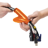 D-Line Cable Zipper 25mm Black 10m CZ2510B