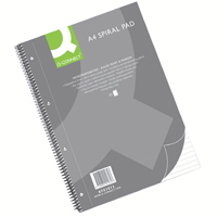 Q-Connect Spiral Pad Executive A4+ 80 Leaf Ruled Feint and Margin 70gsm KF01072 Q-Connect Spiral Pad Executive A4+ 80 Leaf Ruled Feint and Margin 70gsm KF01072