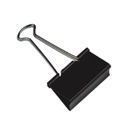 Q-Connect 19mm Black Foldback Clip (Pack of 10) KF01282