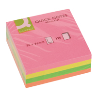 Q-Connect Quick Notes Cube 76 x 76mm Neon KF01348 Q-Connect Quick Notes Cube 76 x 76mm Neon KF01348