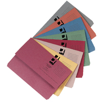 Q-Connect Foolscap Assorted Document Wallets Pack of 50 KF01490 Q-Connect Foolscap Assorted Document Wallets Pack of 50 KF01490
