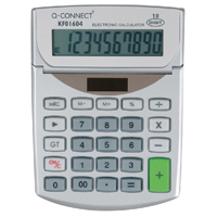 Q-Connect+Semi-Desktop+10-Digit+Calculator+KF01604