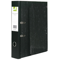 Q-Connect Black Foolscap Lever Arch File (Pack of 10) KF20002 Q-Connect Black Foolscap Lever Arch File (Pack of 10) KF20002