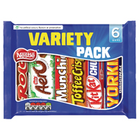 Nestle Variety 6 (Pack Chocolate Bars 264g 12297992 Nestle Variety 6 (Pack Chocolate Bars 264g 12297992