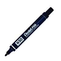 Pentel Marker Bullet Tip Black N50-A with FOC Markers PE811422 Pentel Marker Bullet Tip Black N50-A with FOC Markers PE811422