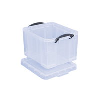 Really Useful Clear 35 litre Plastic Storage Box 35C Really Useful Clear 35 litre Plastic Storage Box 35C