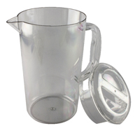 Clear Polycarbonate Jug with Lid 1.4 Ltr