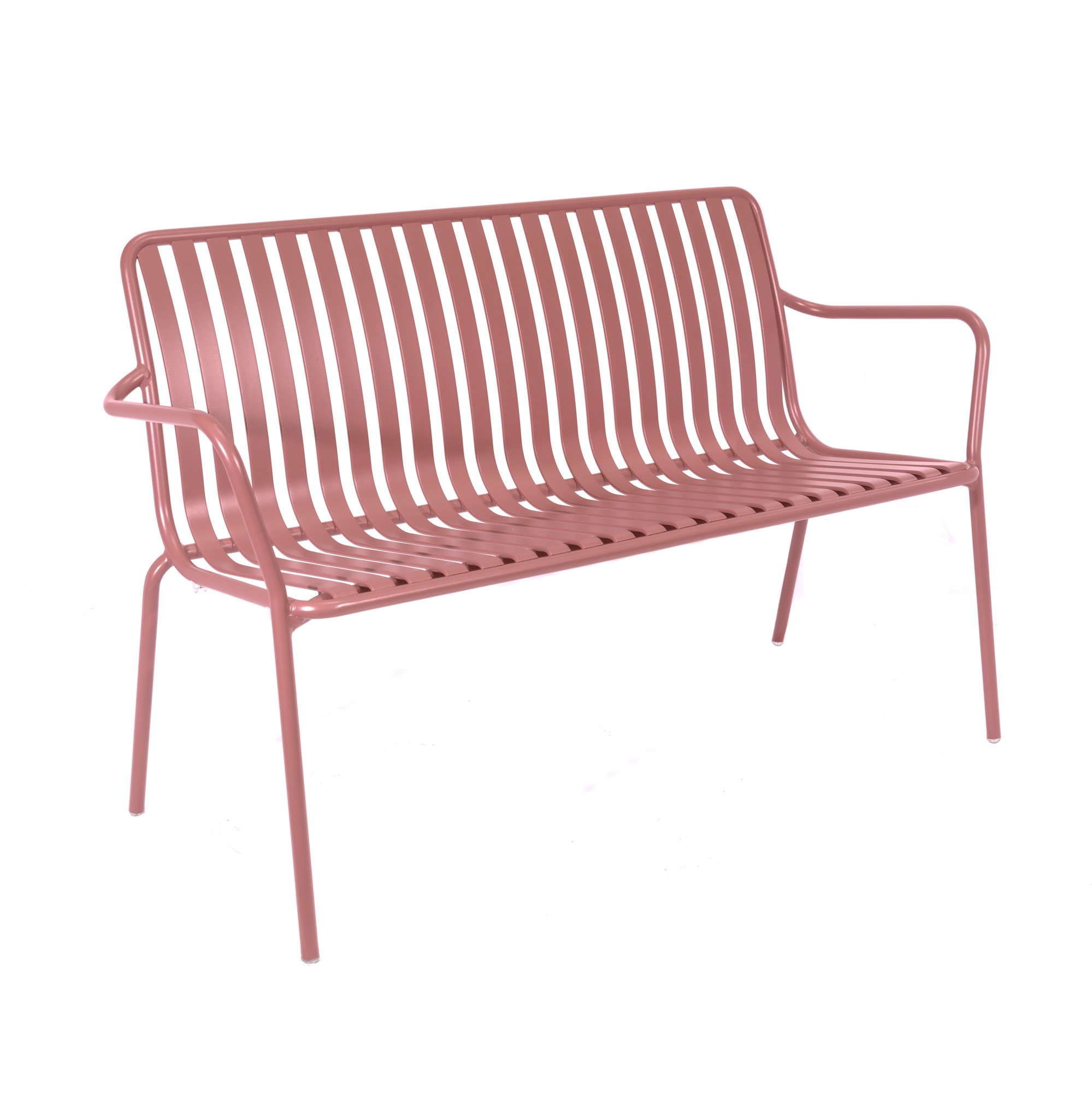 LARK TWO SEATER BENCH BRICK DUST
