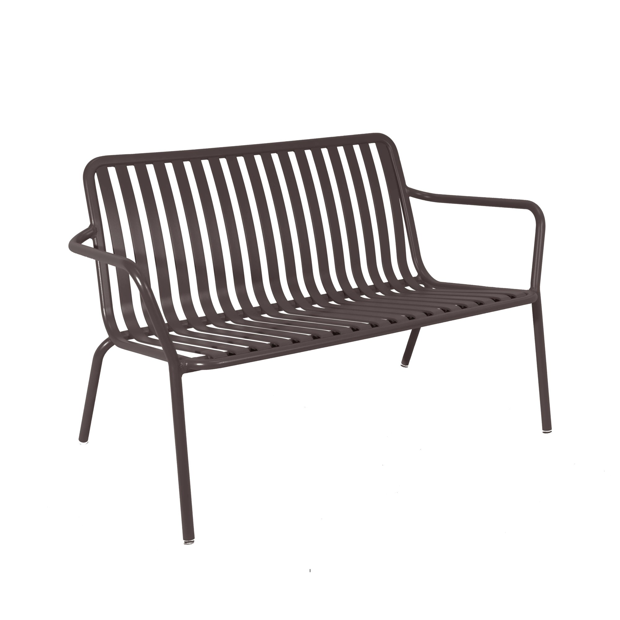 LARK 2 SEATER LOW BENCH CHARCOAL