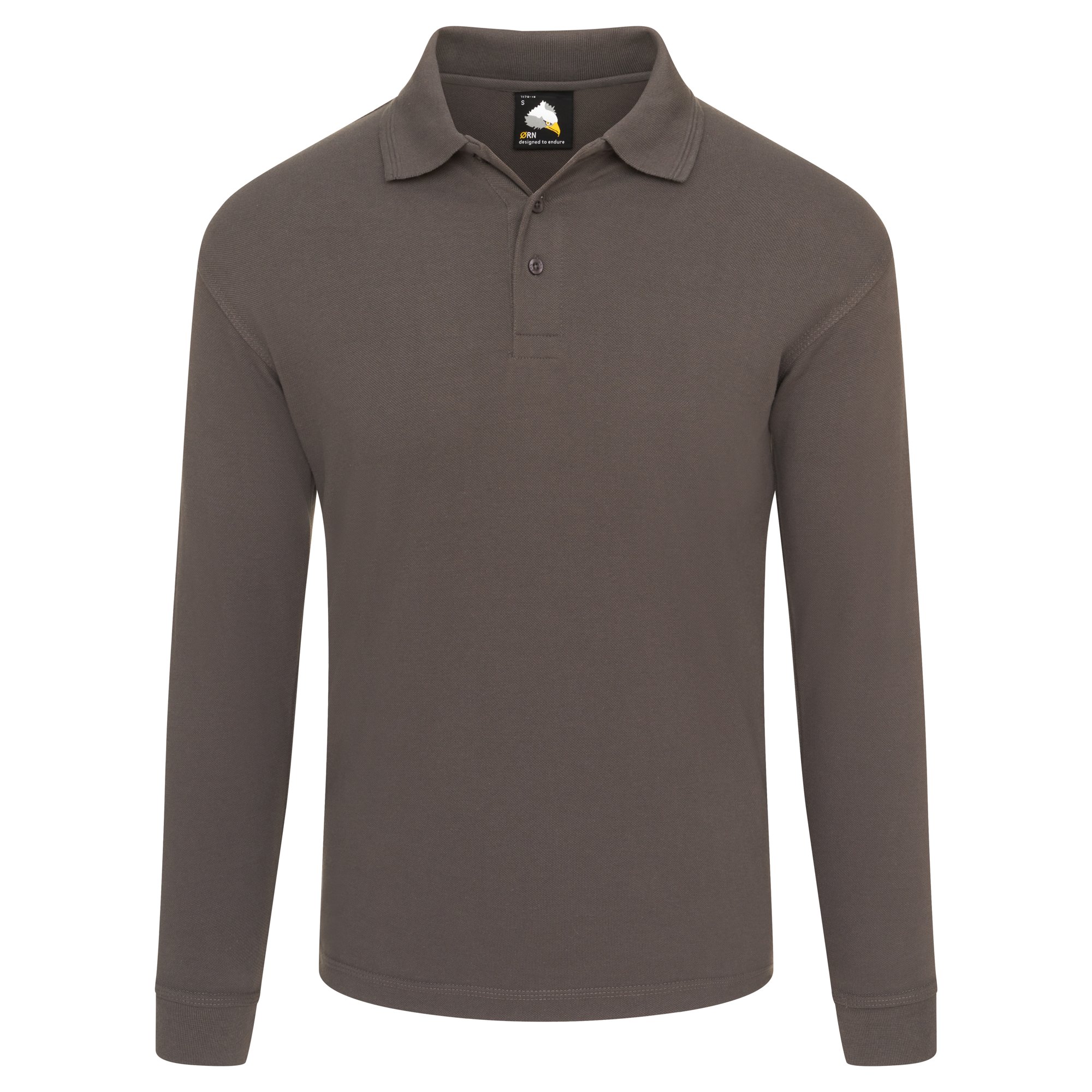 WEAVER LONG SLEEVED POLO GRH M