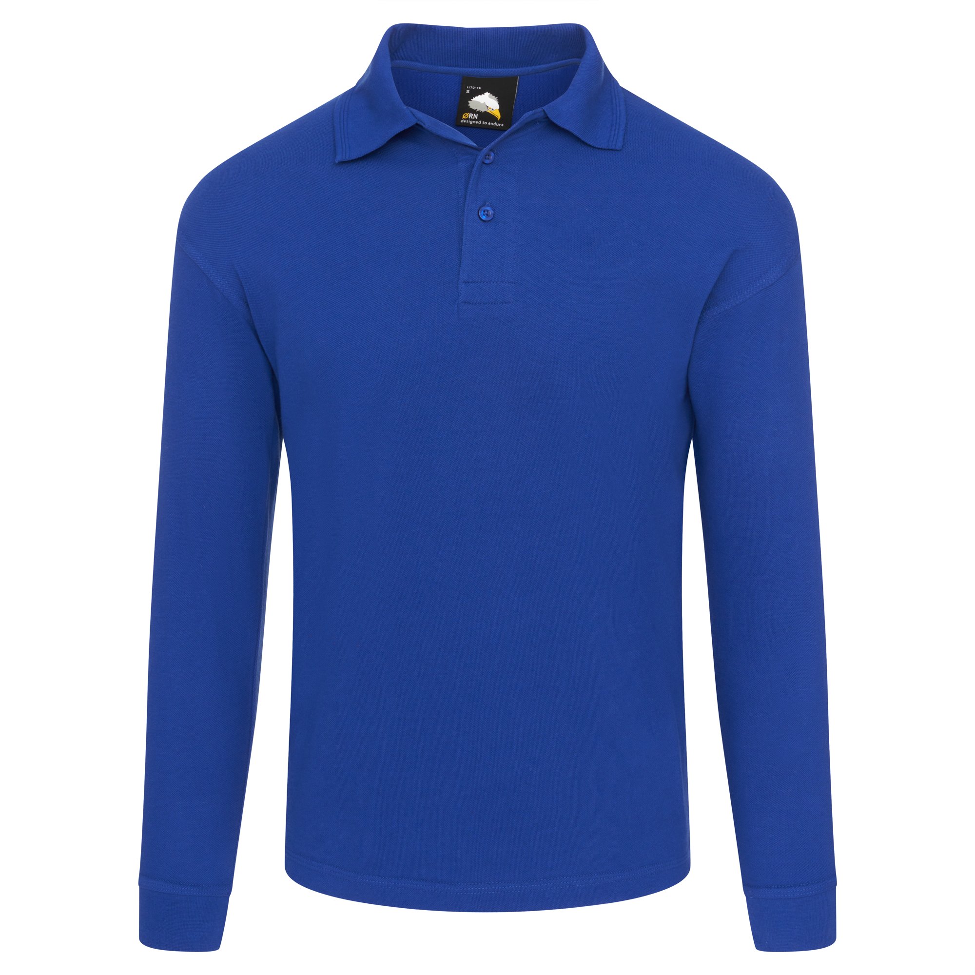 WEAVER LONG SLEEVED POLO RO BLUE S
