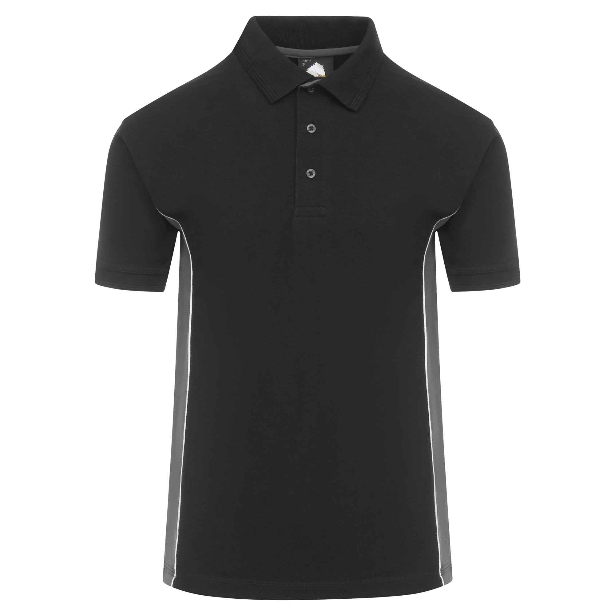 SILVERSWIFT POLO SHIRT BLK/GRH L