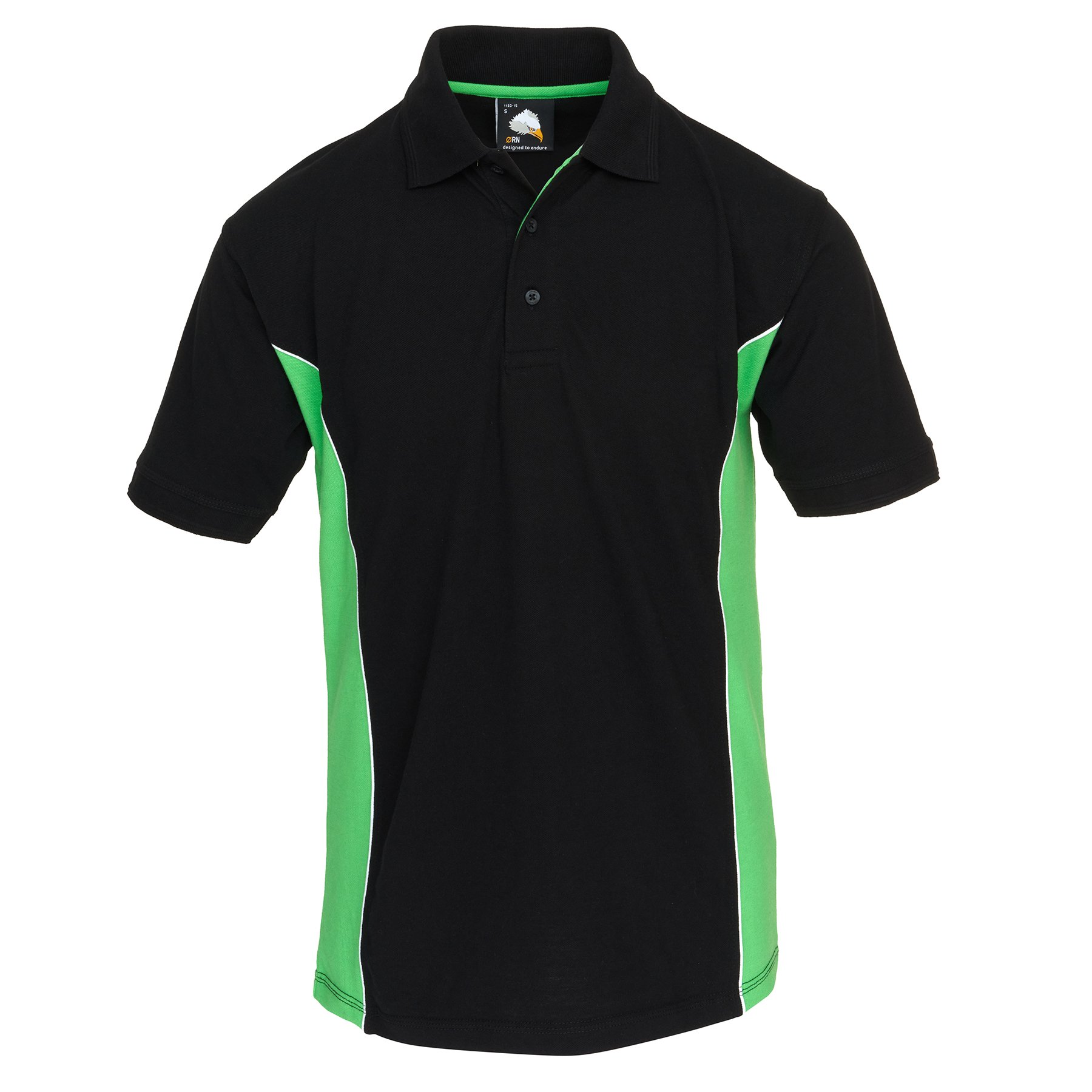 SILVERSWIFT POLO SHIRT BLK/LIME L