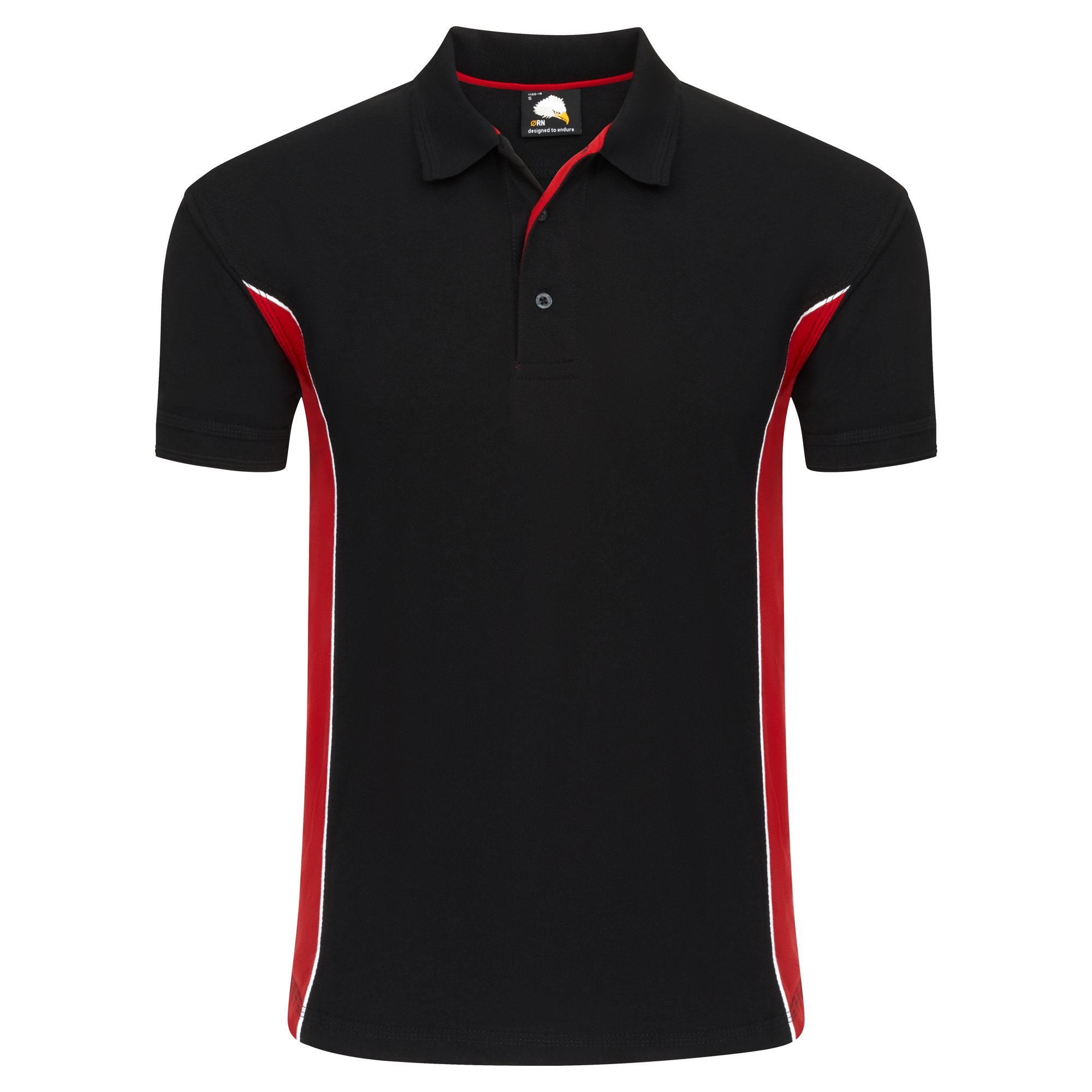 SILVERSWIFT POLO SHIRT BLK/RED L