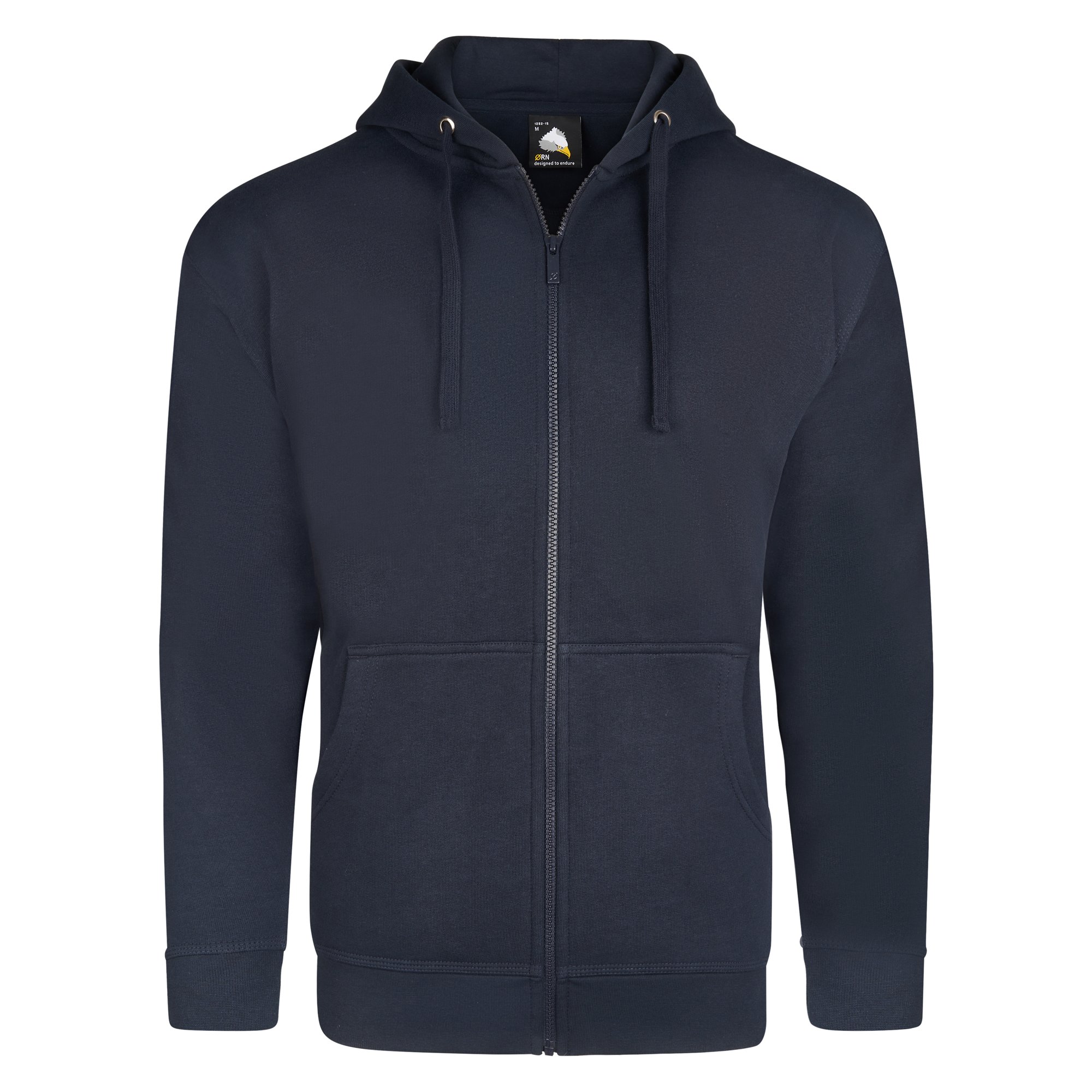 MACAW ZIPPED HOODIE UNISEX NAVY M