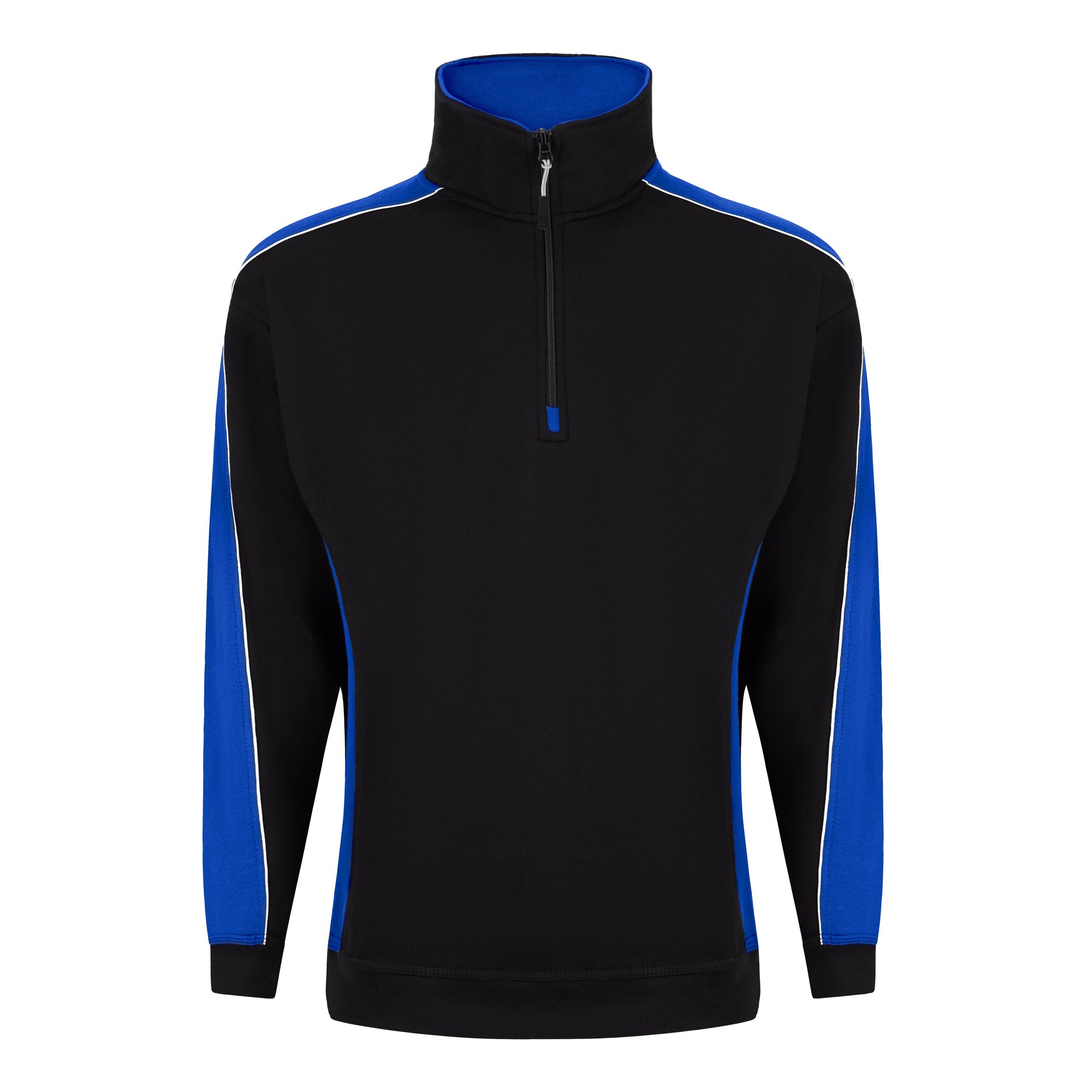 AVOCET SWEATSHIRT ZIP BLK/RO BLU M