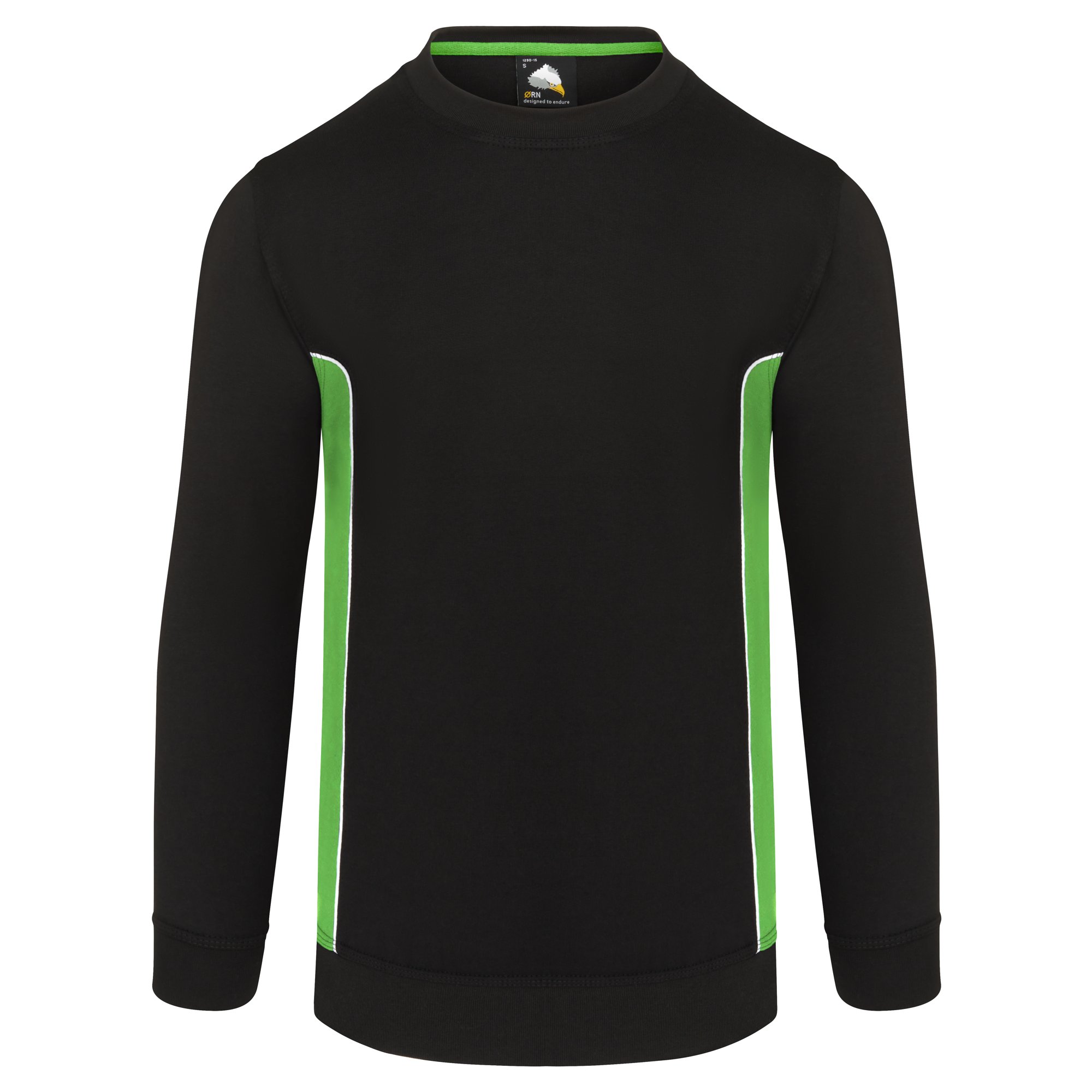 SILVERSWIFT SWEATSHIRT BLK/LIME 2XL