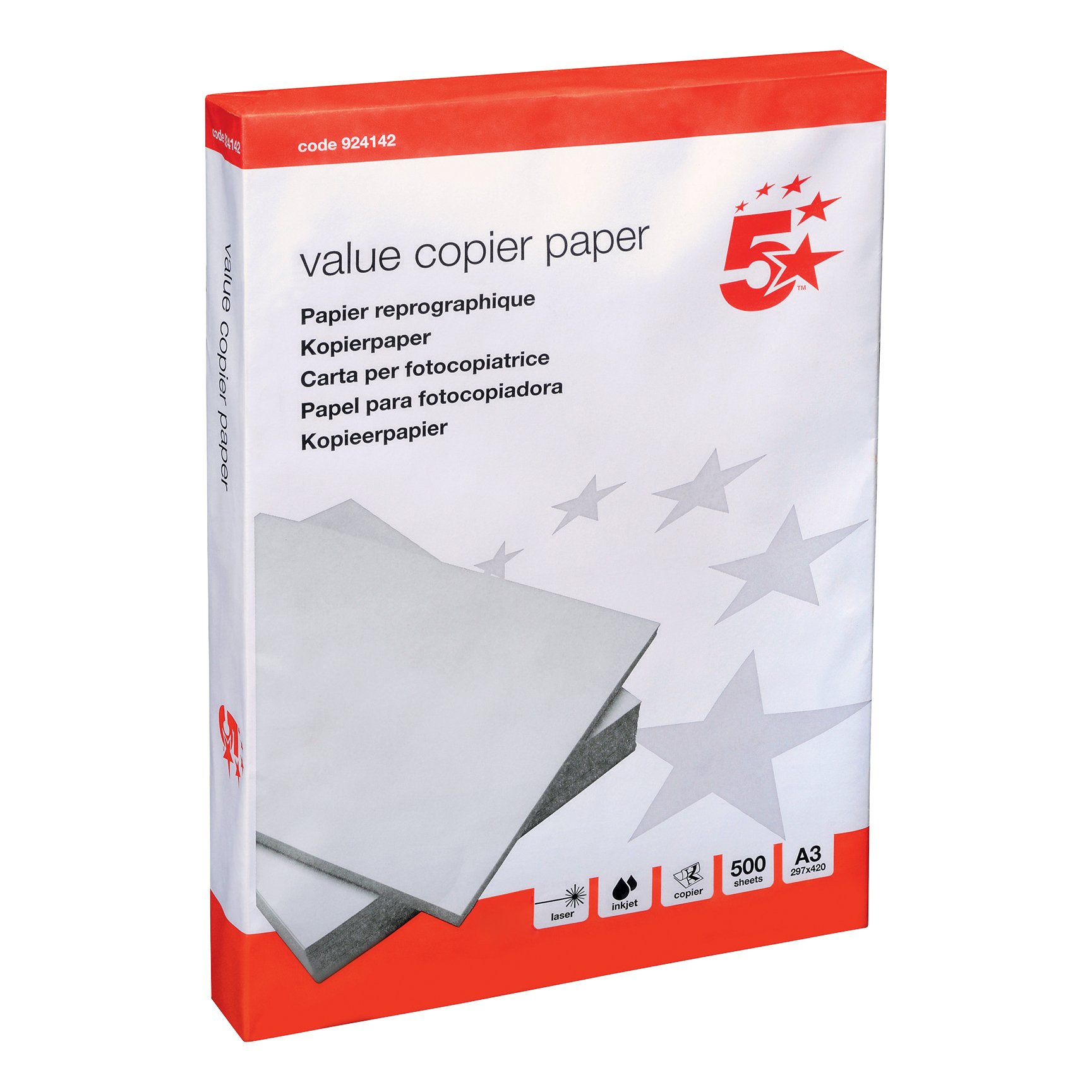 A3 WHT COPIER PAPER ECOLABEL PK500
