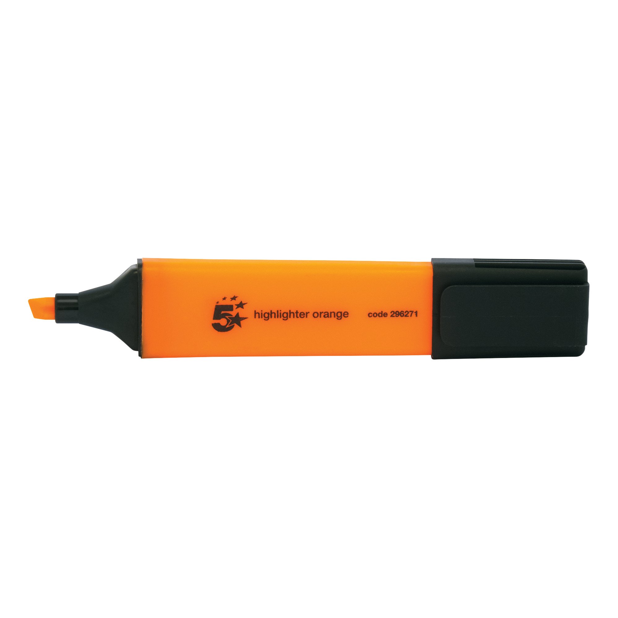 HIGHLIGHTER CHISEL TIP ORANGE PK12