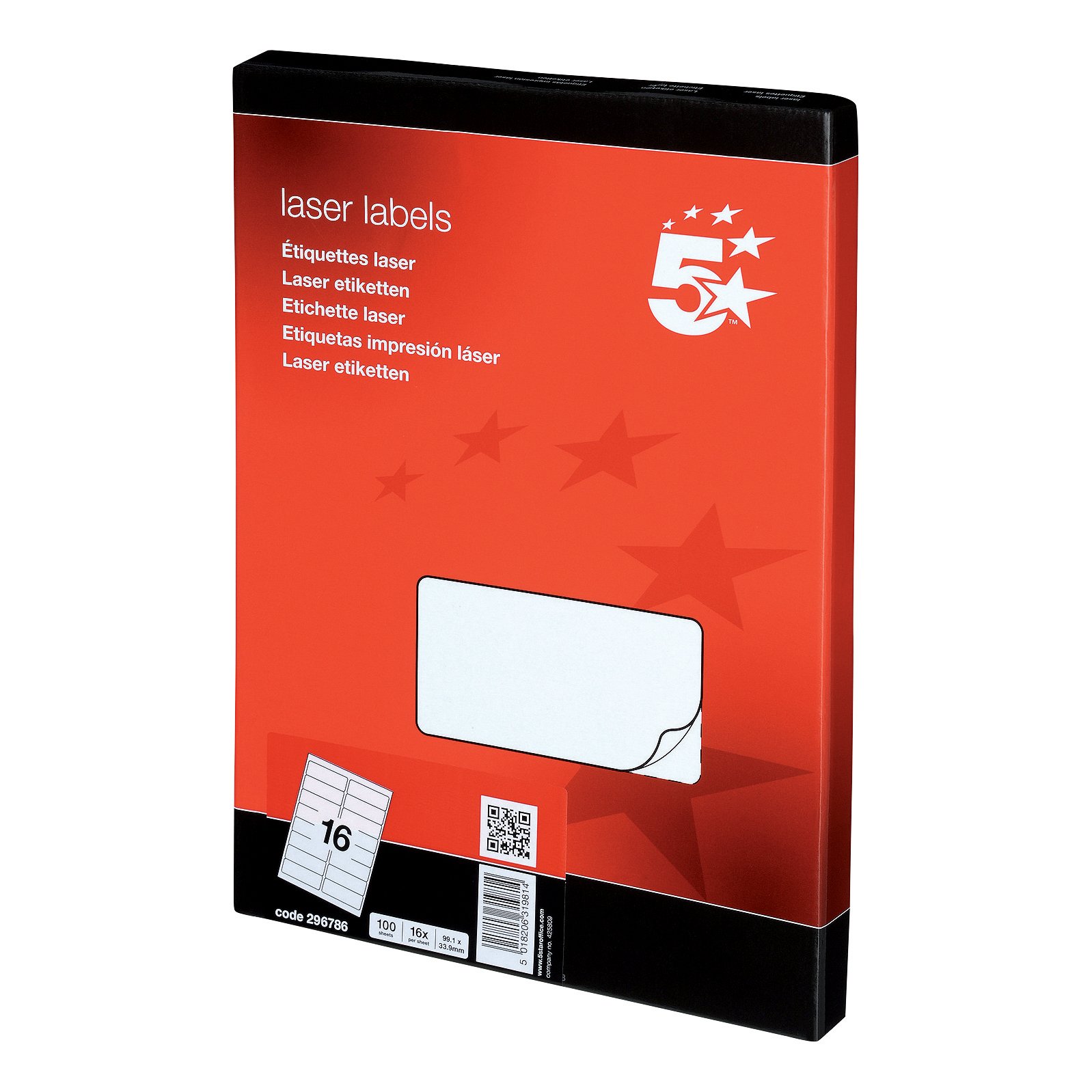 MPPS LABELS 99.1X34MM PK1600
