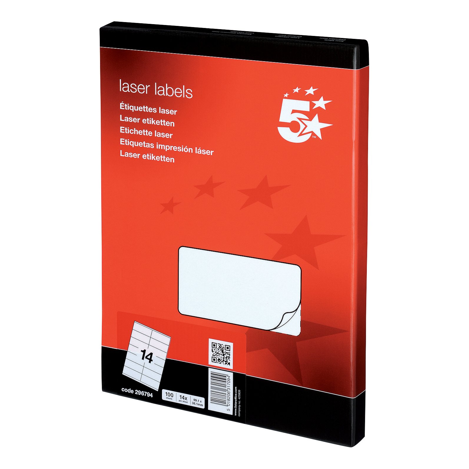 MPPS LABELS 99.1X38.1MM PK1400