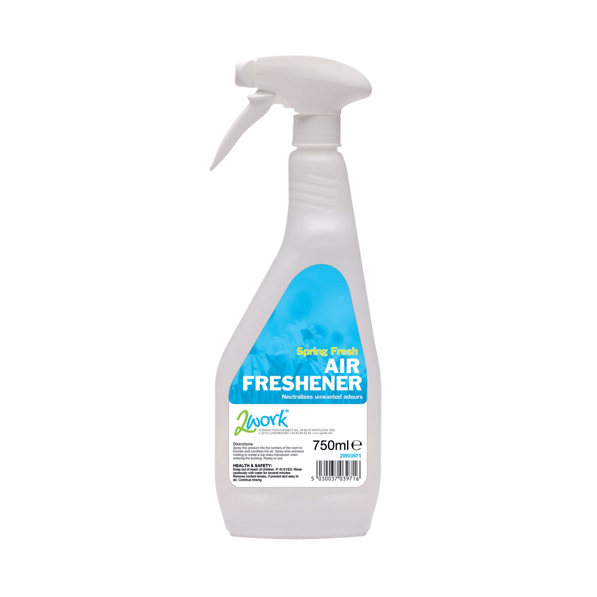 2WORK AIR FRESHENER TRIGGER 750ML