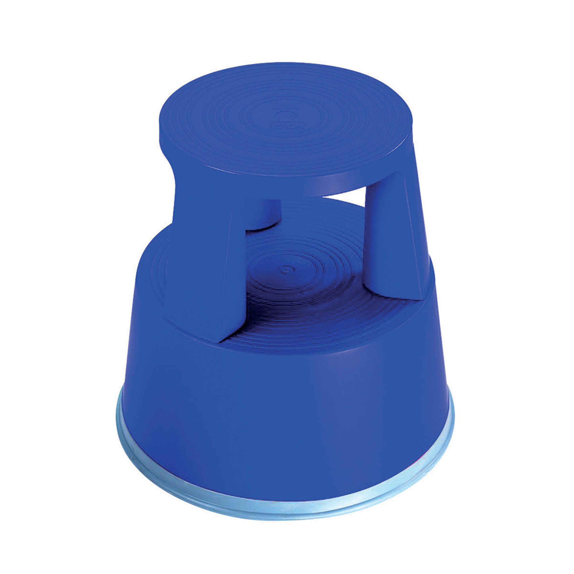 2WORK PLASTIC STEP STOOL BLUE
