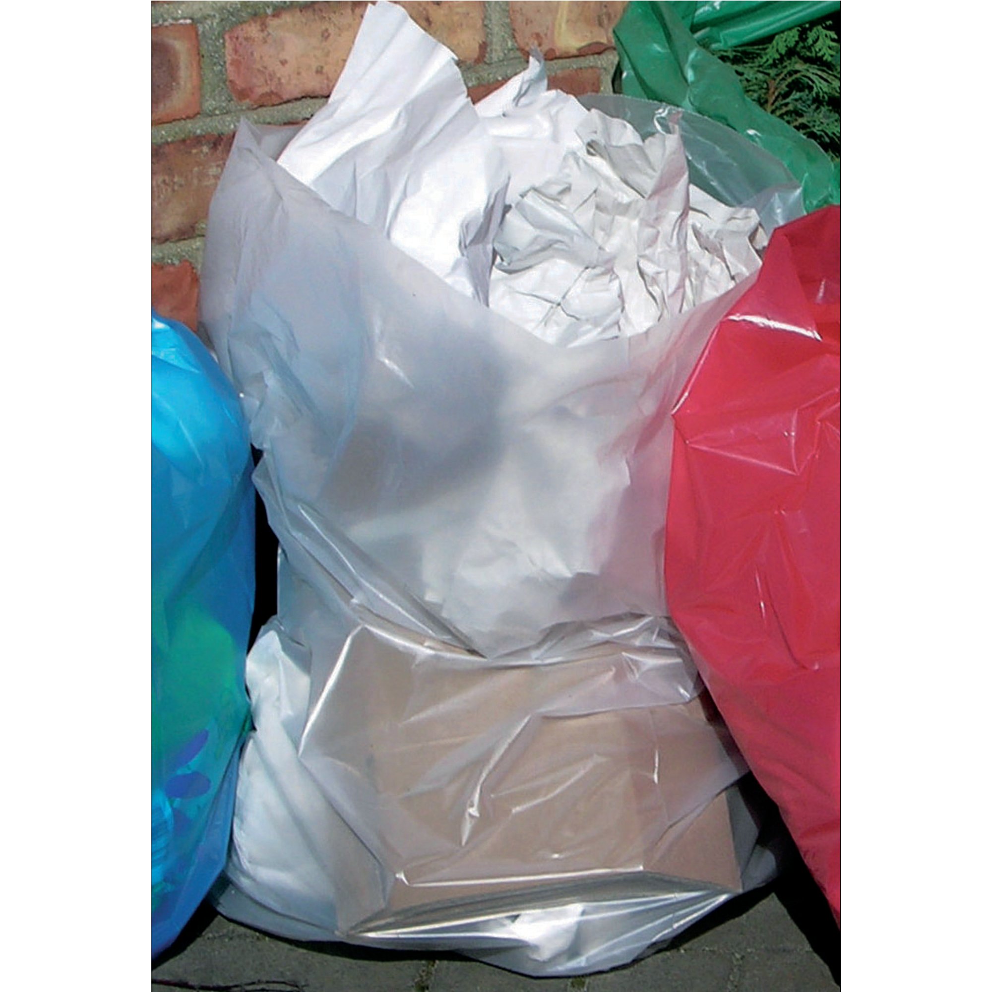 2WORK POLT BAG 90L ROLL CLEAR PK250