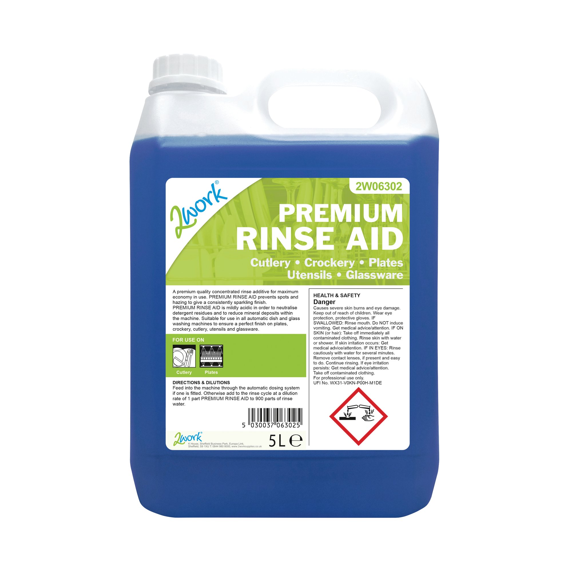 2WORK PREMIUM RINSE AID 5L