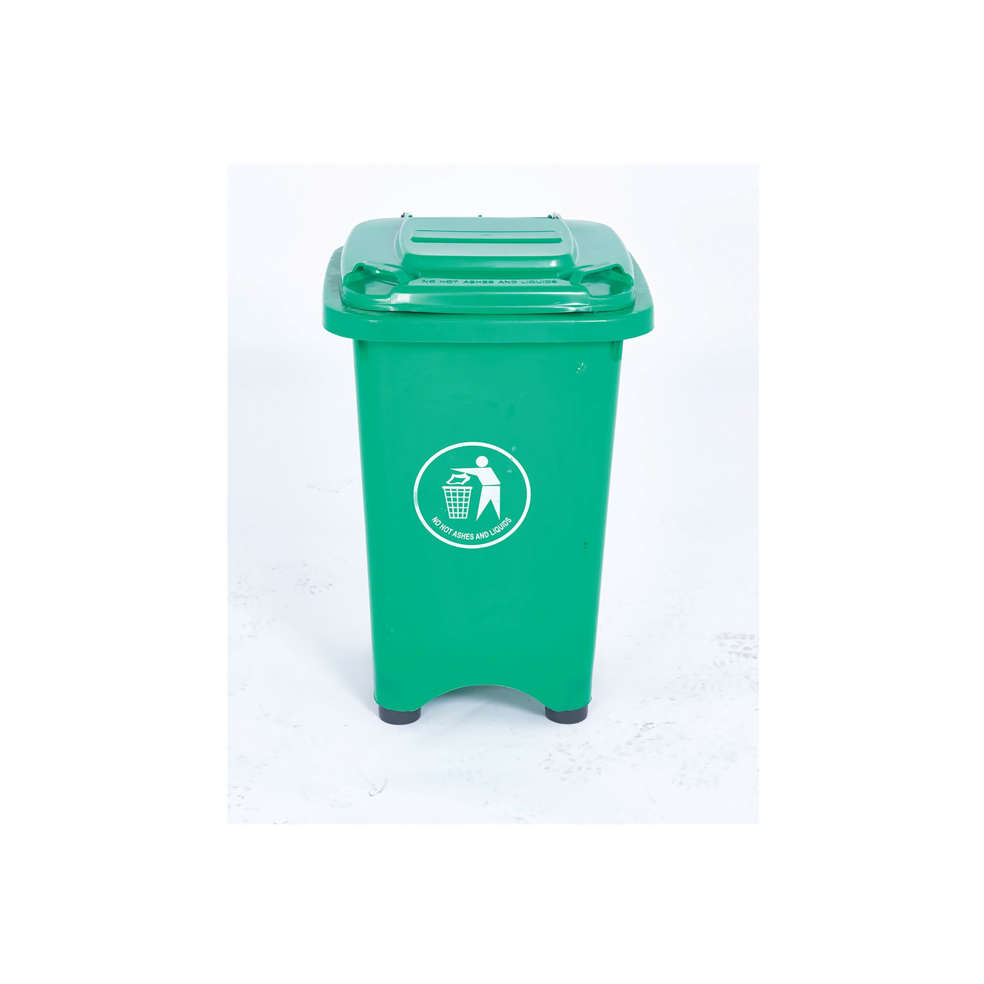 STATIC BIN WITH FEET 50 LITRE GREEN