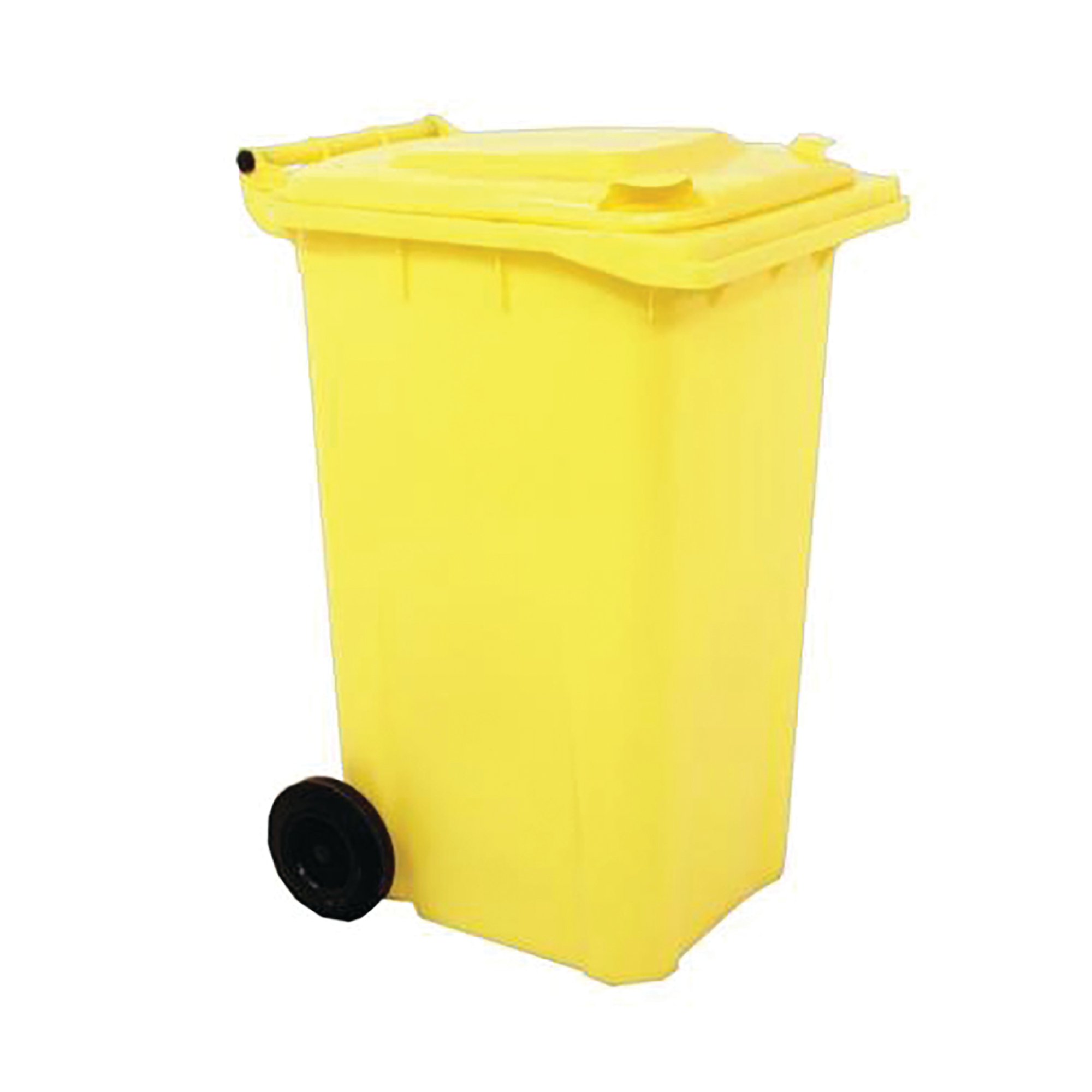 2WORK WHEELIE BIN 240L YELLOW