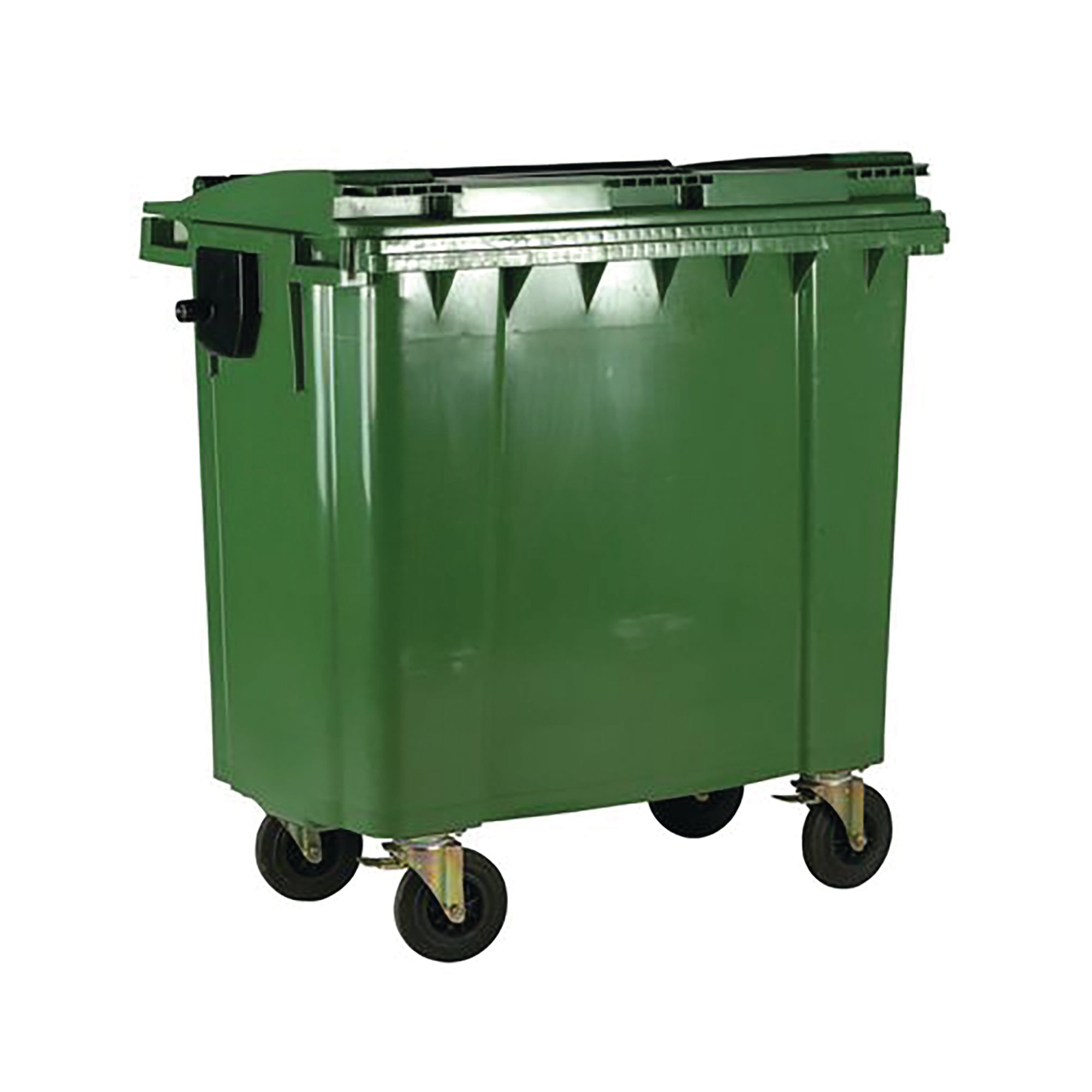 2WORK WHEELIE BIN 770L GREEN