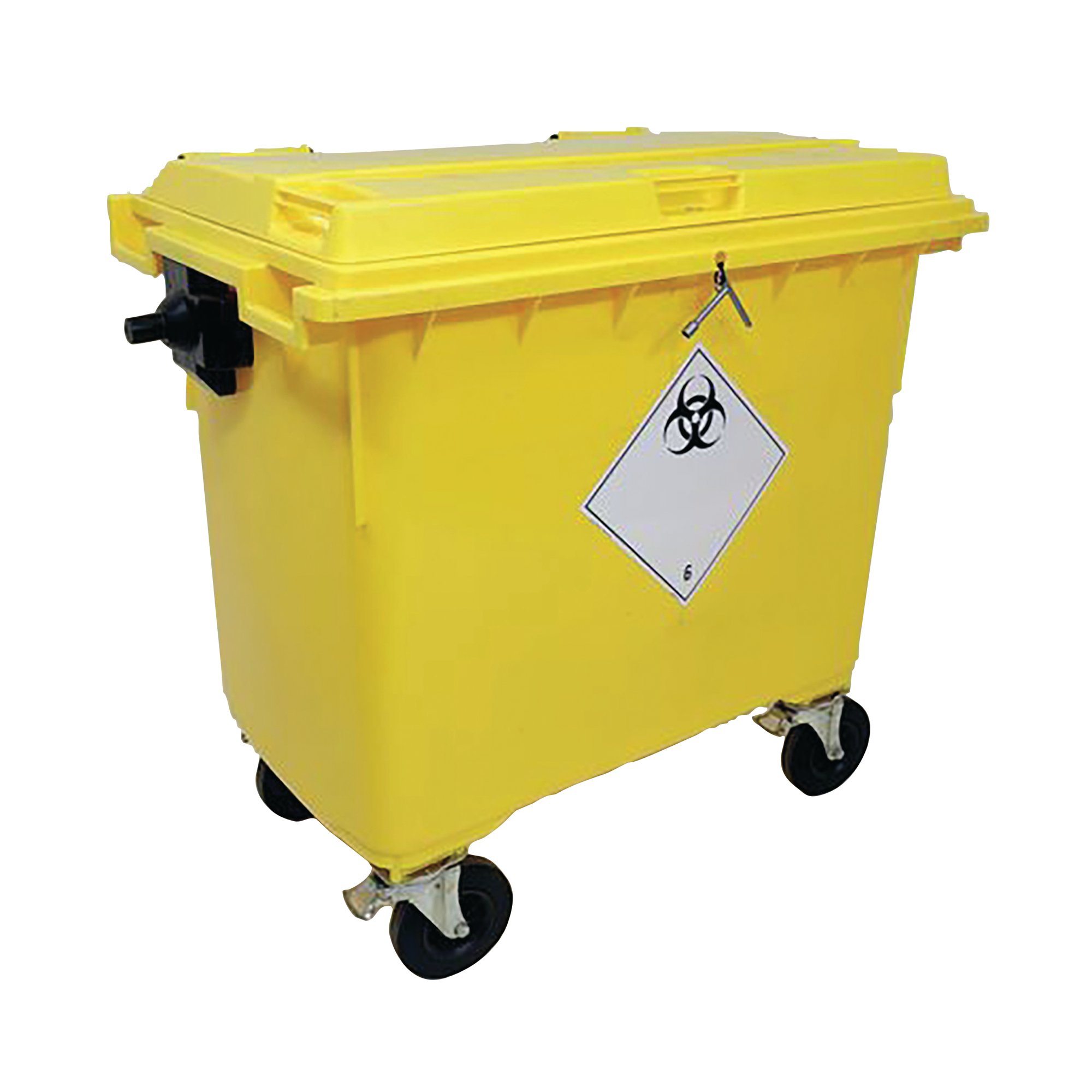 2WORK WHEELIE BIN LOCK CLINICAL 660L