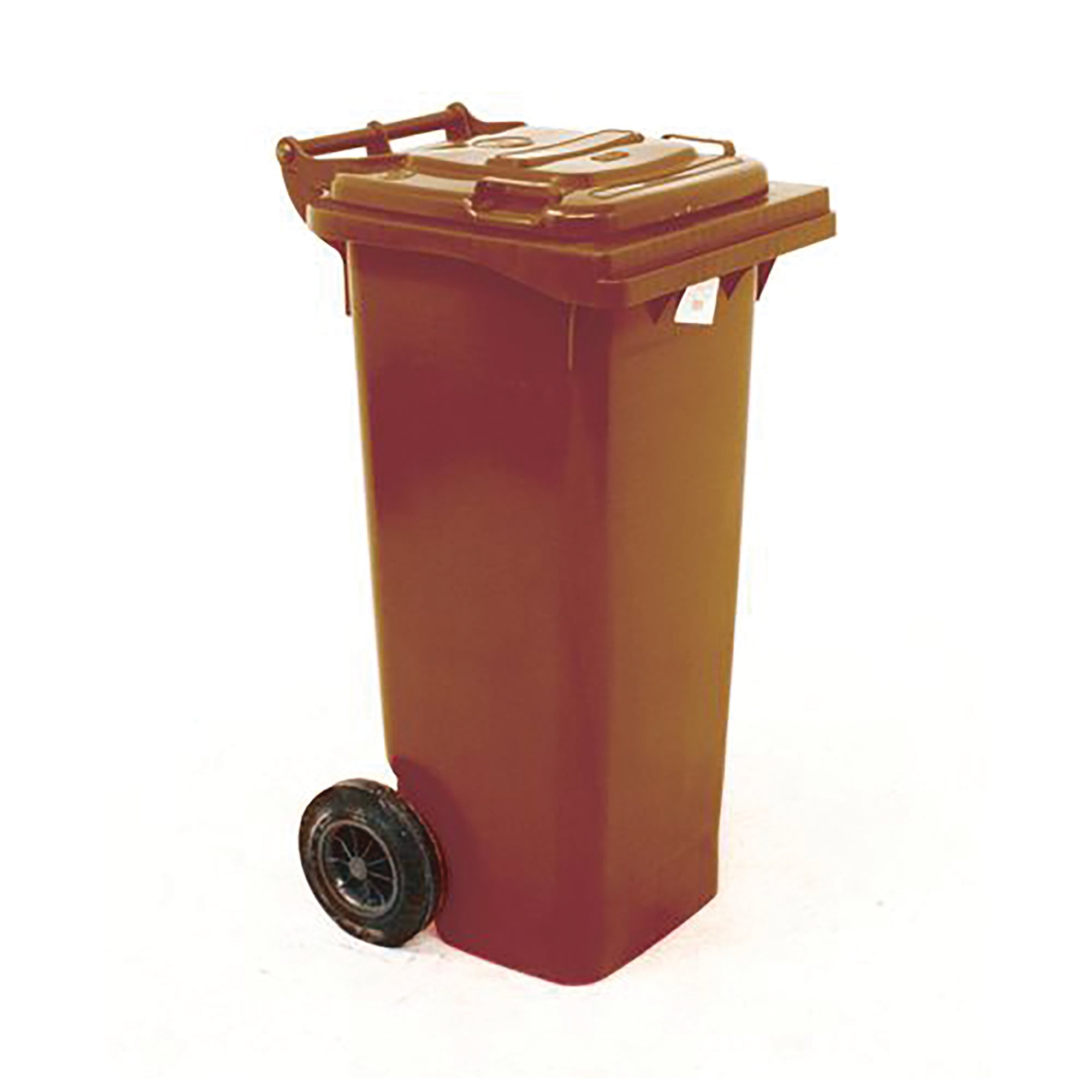 2WORK WHEELIE BIN 80L BROWN