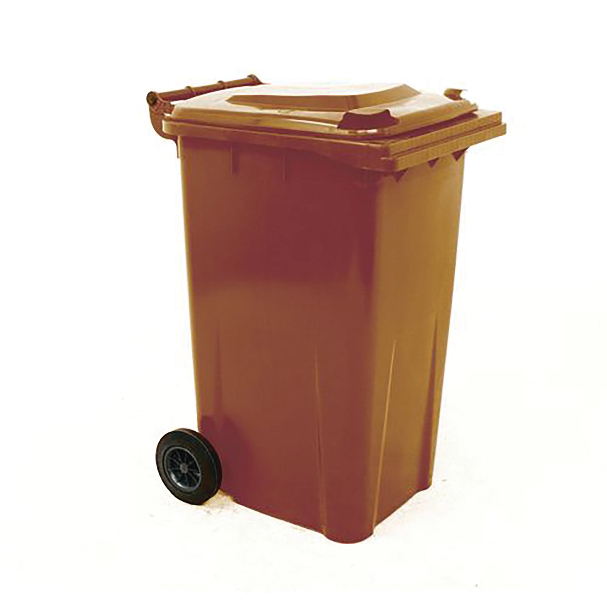 2WORK WHEELIE BIN 240L BROWN