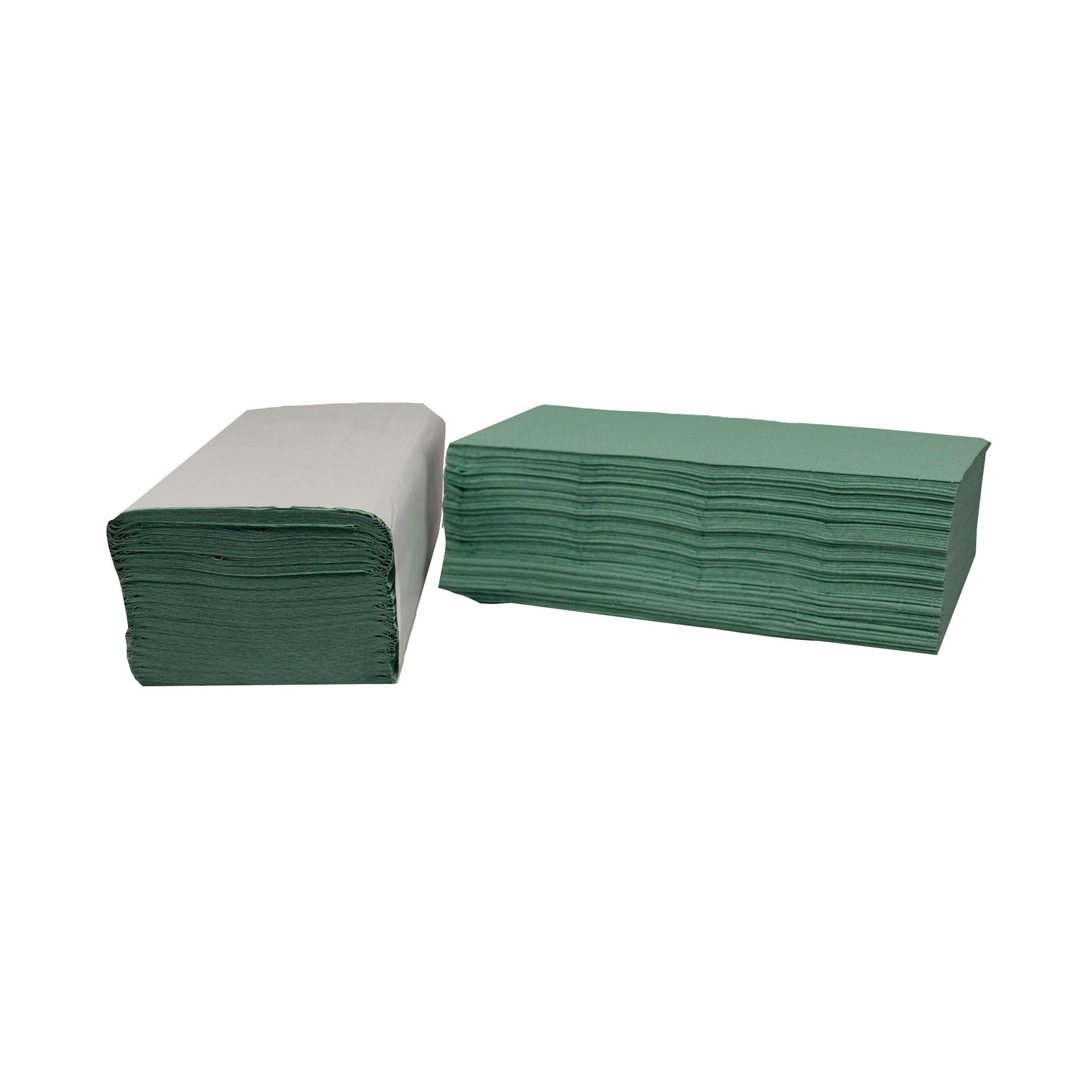 2WORK V-FOLD TOWELS 1-PLY GRN PK3600
