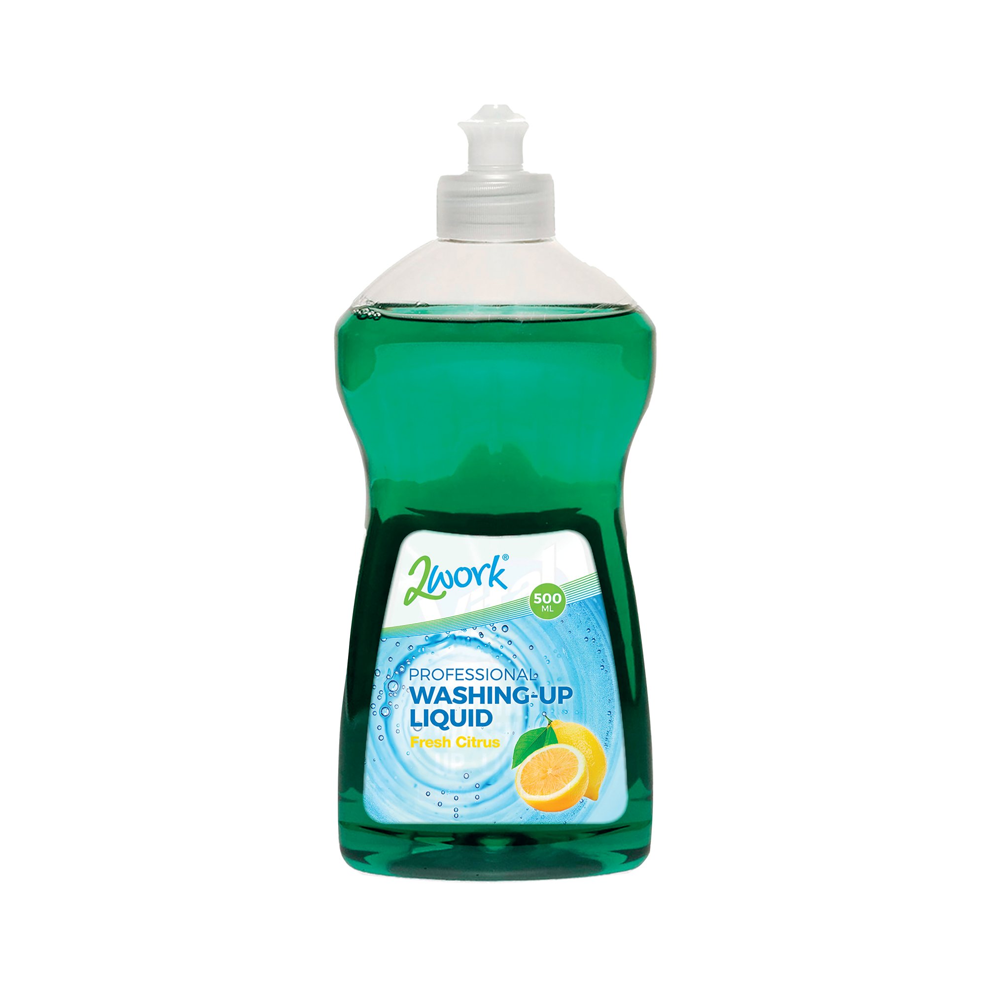 2WORK WASHING UP LIQUID 500ML PK12