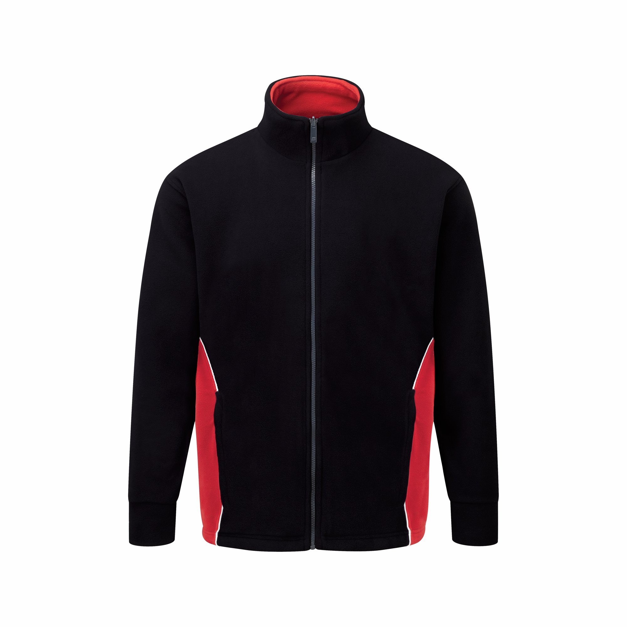 SILVERSWIFT FLEECE BLACK/RED 4XL