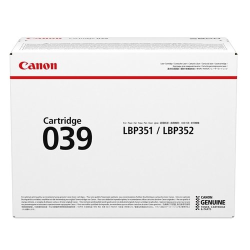 CANON 039 TONER CARTRIDGE BLACK
