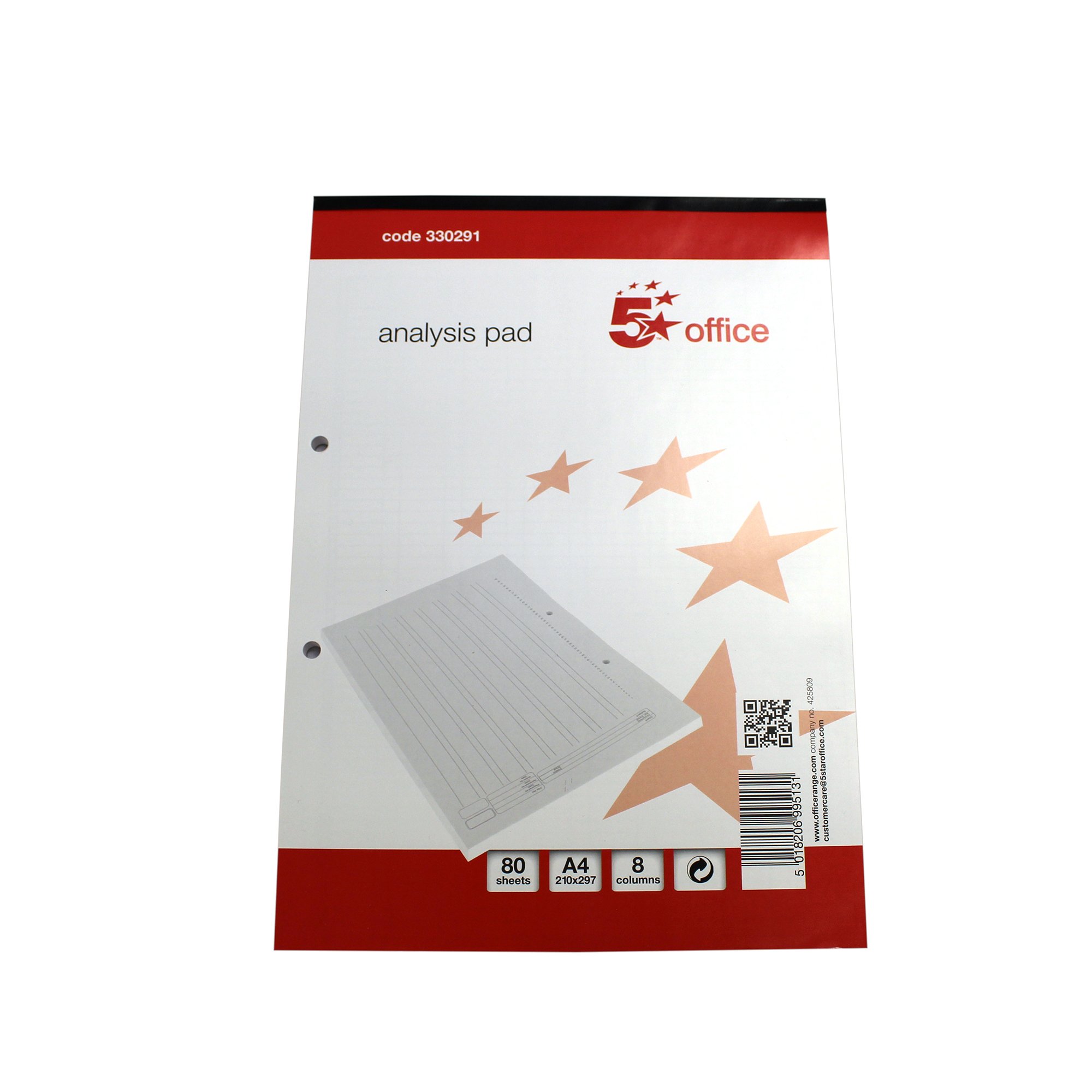 A4 ANALYSIS PAD 8 CASH COLUMN 80SH